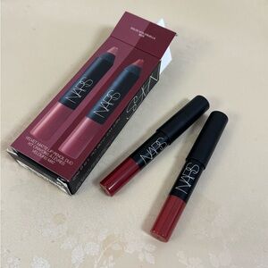 Nars DOLCE VITA/CRUELLA Matte Lip Pencil Duo .06 oz each NIB!